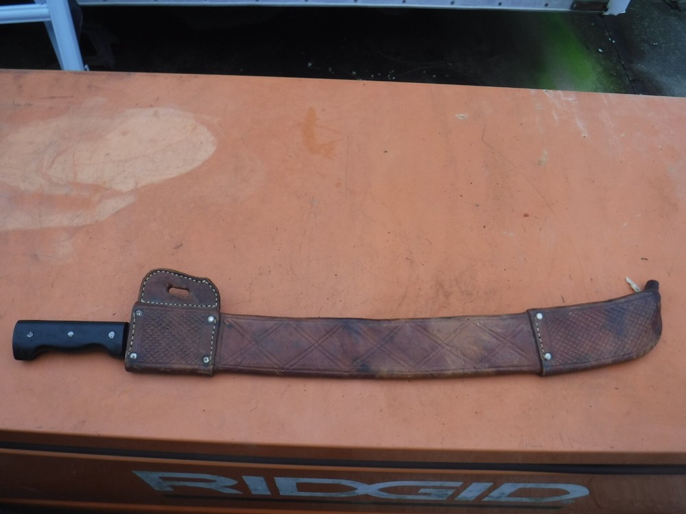 wwii  machete collins scabbard
