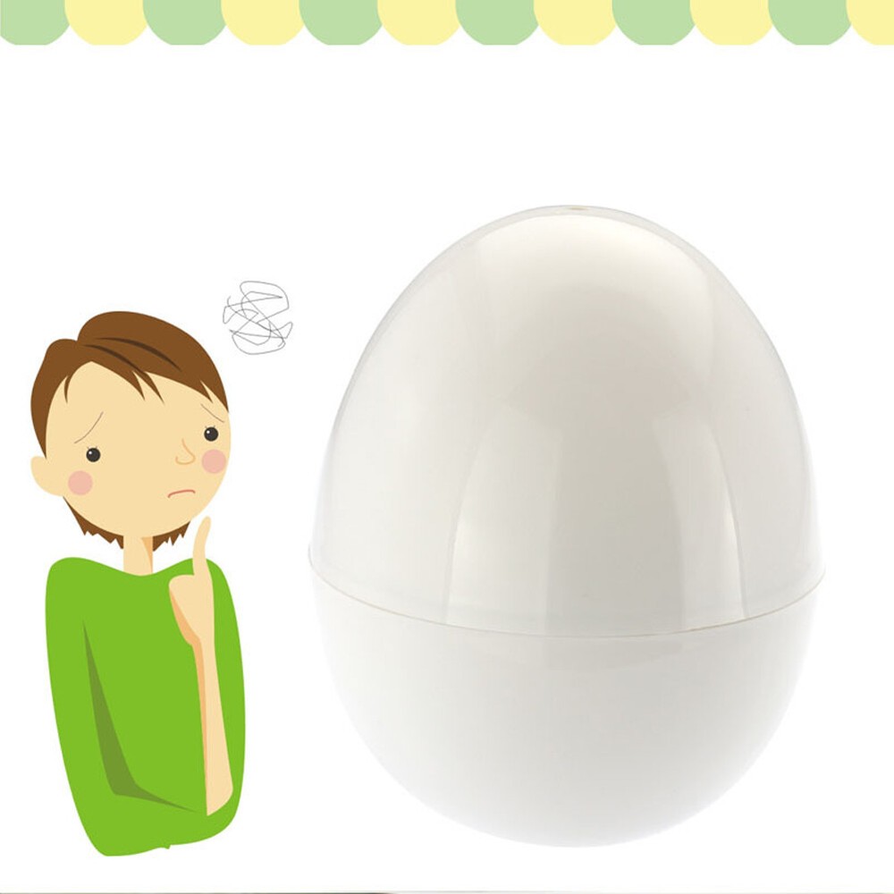 US 2-4Pc Wireless Microwave Hardboiled Egg Maker Shell Steamer Kitchen Cook Tool