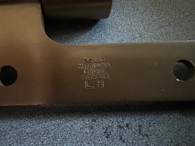 3 STANLEY VINTAGE OLIVE HINGES US10 LEFT HAND