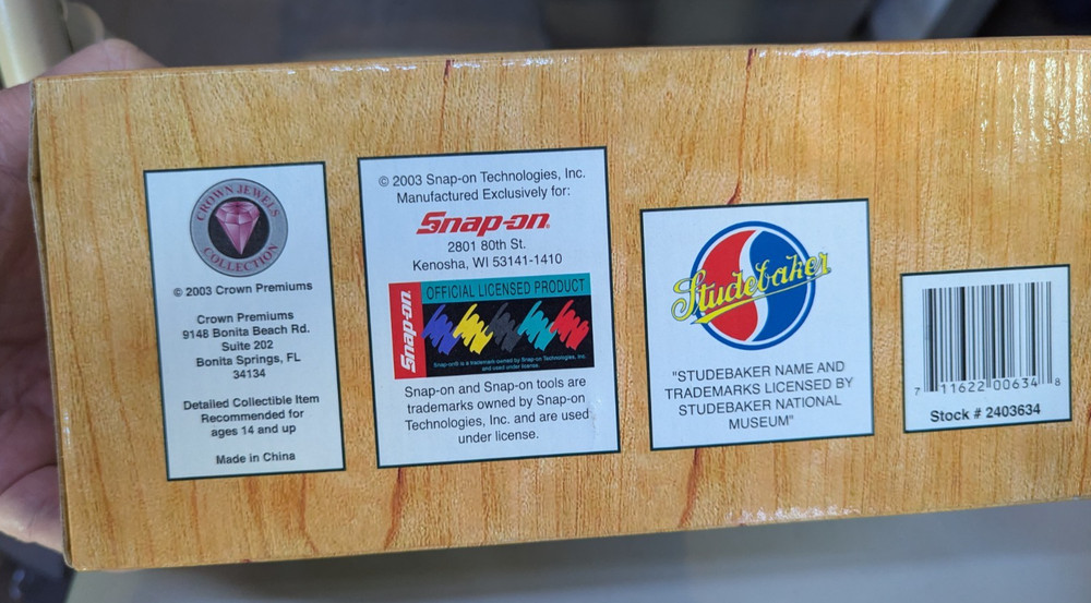1937 Studebaker Woody Snap-on Model