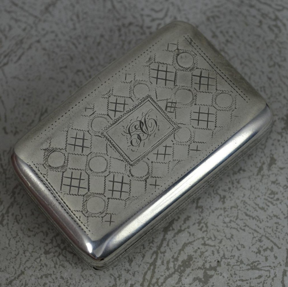 1806 Georgian Sterling Silver Snuff Box