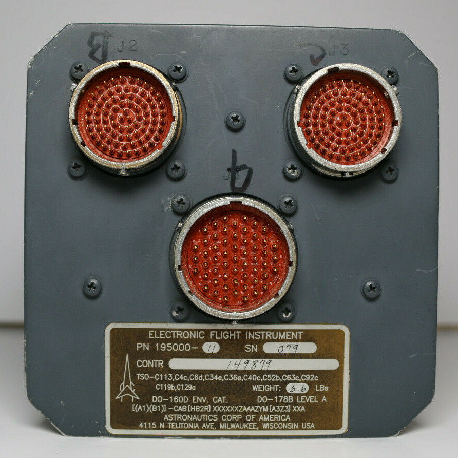 Astronautics HSI Electronic Flight Display 195000-11