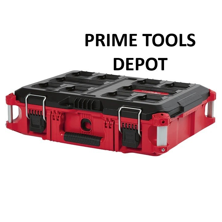 MILWAUKEE PACKOUT 22 In. Medium Red Tool Box with 75 Lbs. 48-22-8424