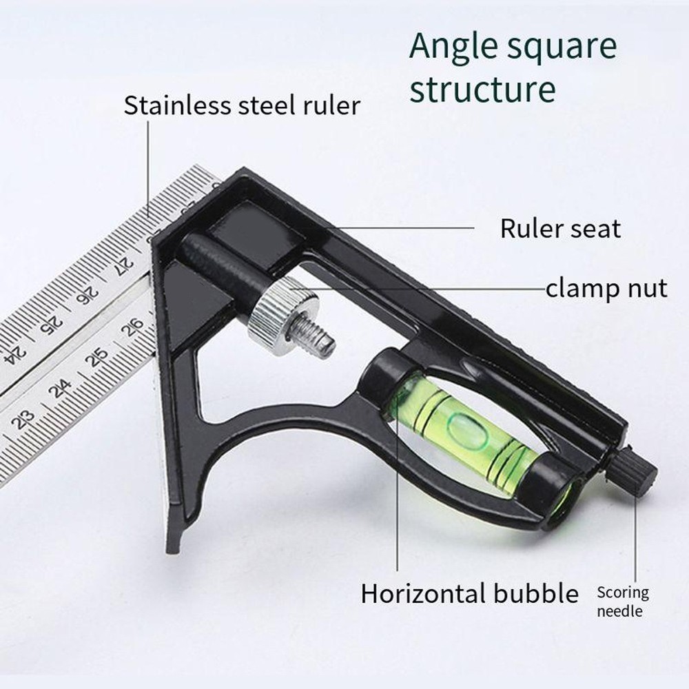 For DIY Projects Movable Angle Ruler Adjustable Angle Measuring Angles