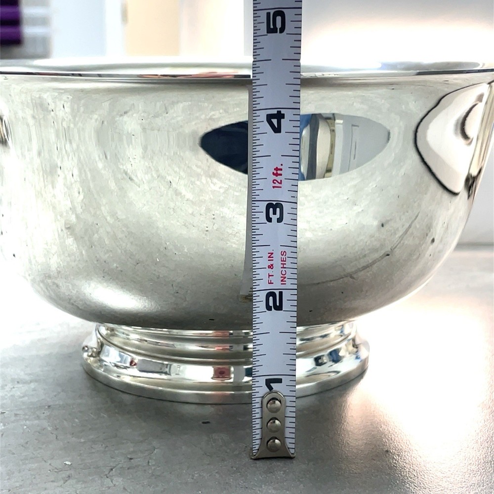 Large Sterling Silver Footed Tiffany Bowl