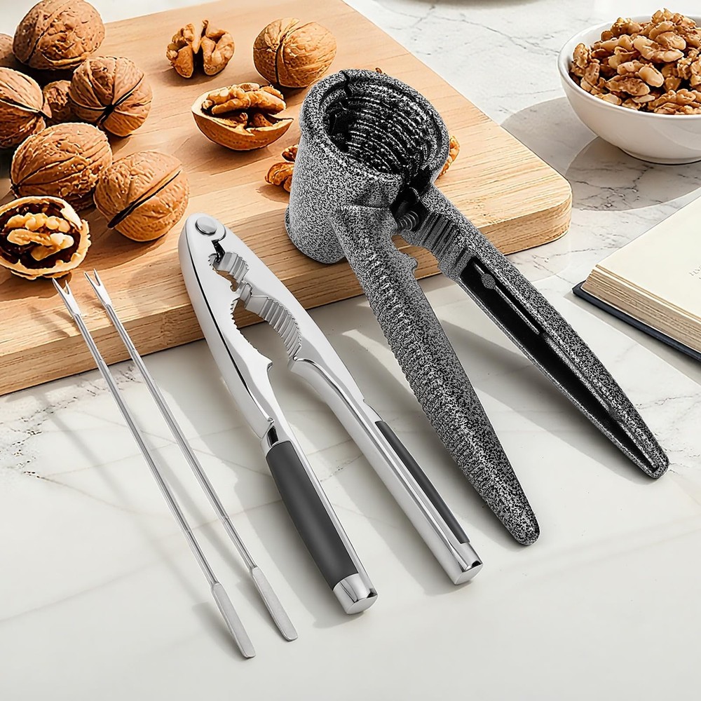 Nut Crackers Tools Pecan Cracker, Walnut Clip medium, nutcracker with picks