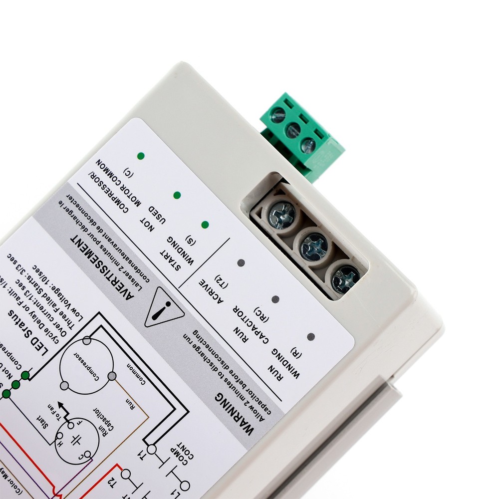 ❄️08-16A Soft Start Module For 1.75-3.5 Ton AC Units Reverse Motor Protection
