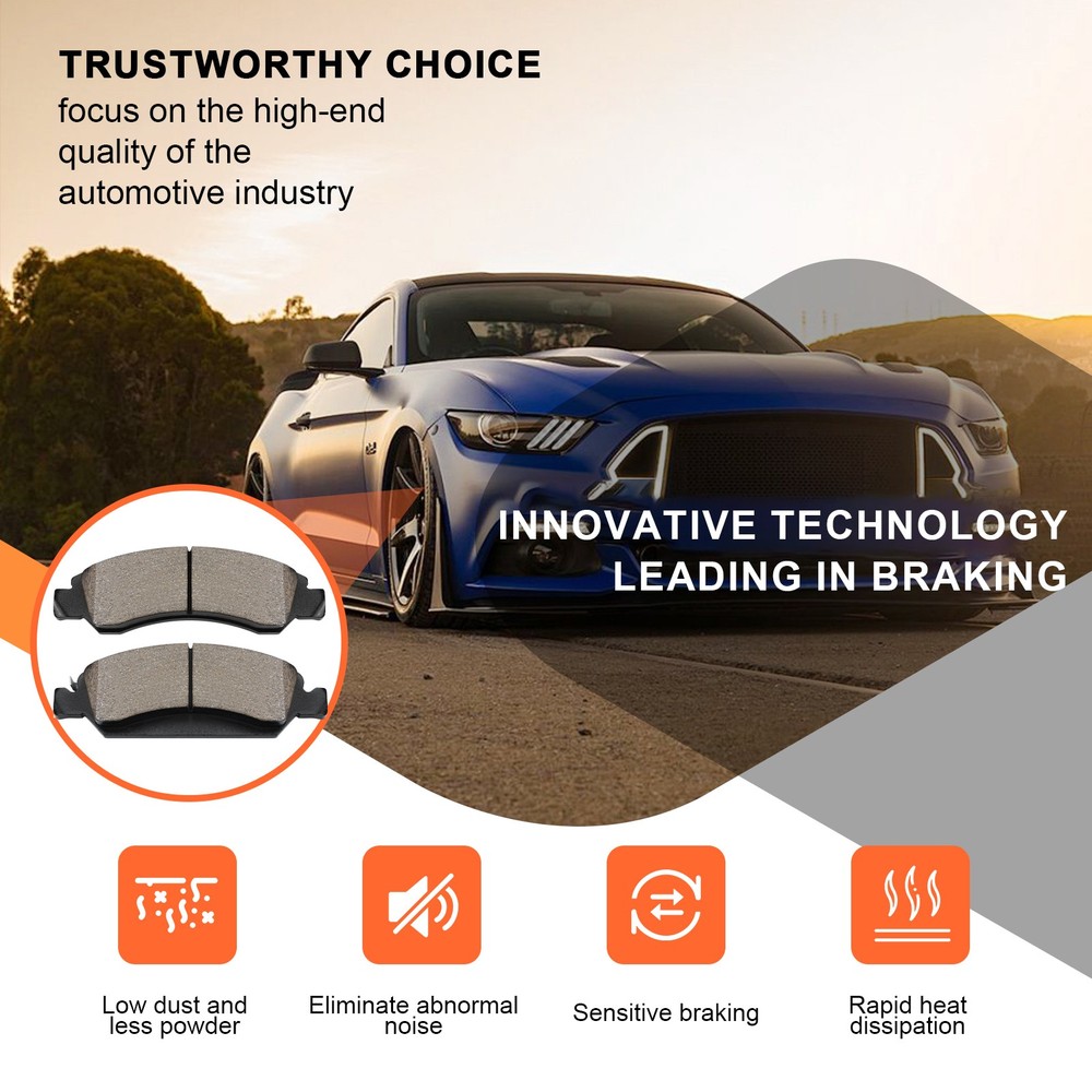 Spec Ceramic Front Brake Pads for Chevy Suburban 2015-2020