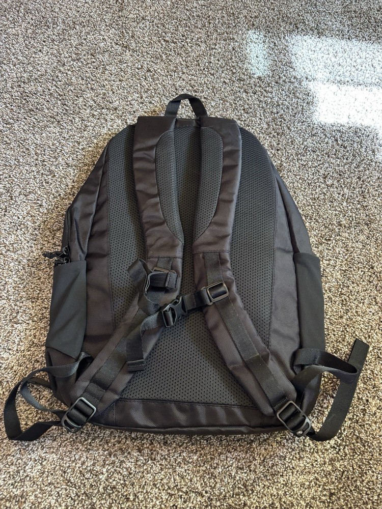 Technoblade Red Black Hiking Backpack with Logo Accent & Padded Straps