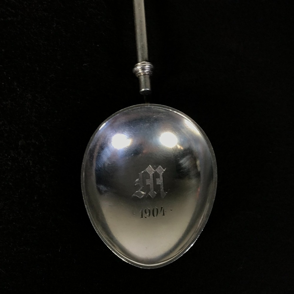 Figural Continental 800 Silver Spoon Snakes