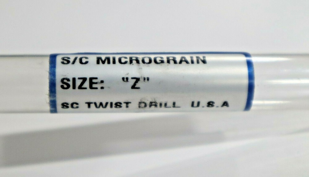SIZE "Z" CARBIDE DRILL, 2 FLUTE B352