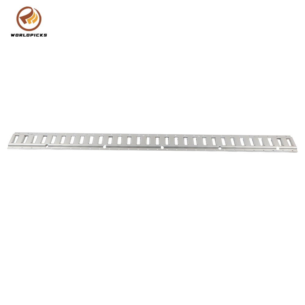 5' E Track Tie Down Rail 6 Pieces, Silver Galvanized, Universal Cargo Rail