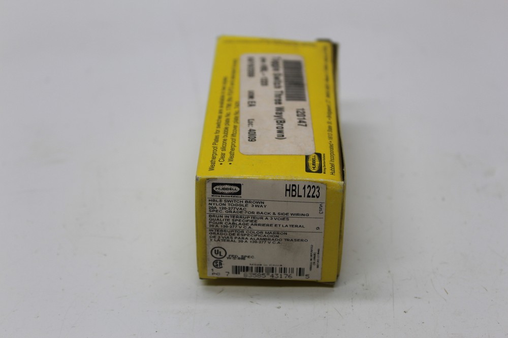 HUBBELL HBL1223 SWITCH BROWN NSMP