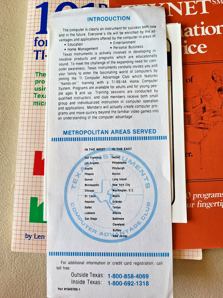 1983 101 Programming Tips & Tricks for the TI-99/4A Home Computer Plus Extras