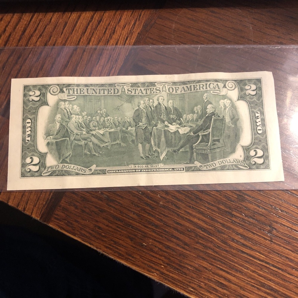 2017 A Two Dollar Bill ($2.00) Currency Green Seal