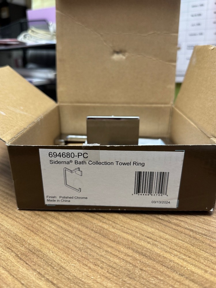 Brizo Siderna Bath Collection Towel Ring - 694680PC