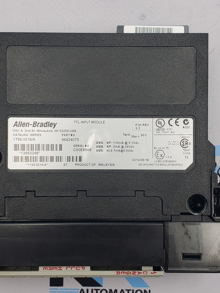 Allen-Bradley 1756-IG16 ControlLogix TTL Input Module