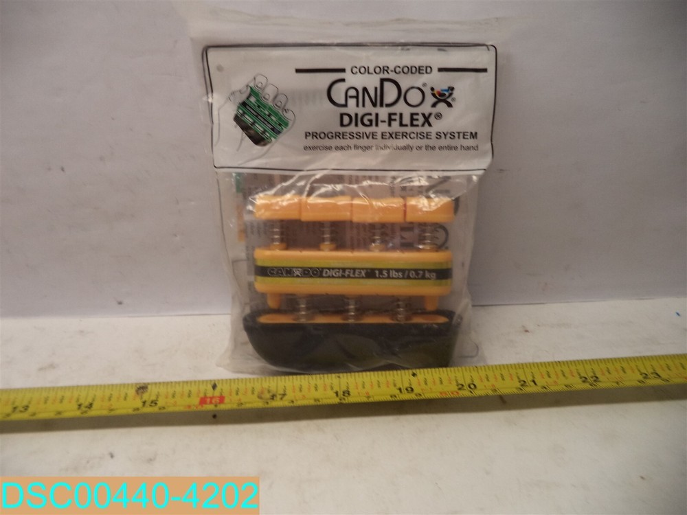 CanDo 10-0740 Digi-Flex Hand Exerciser for Finger-Yellow-X-Light
