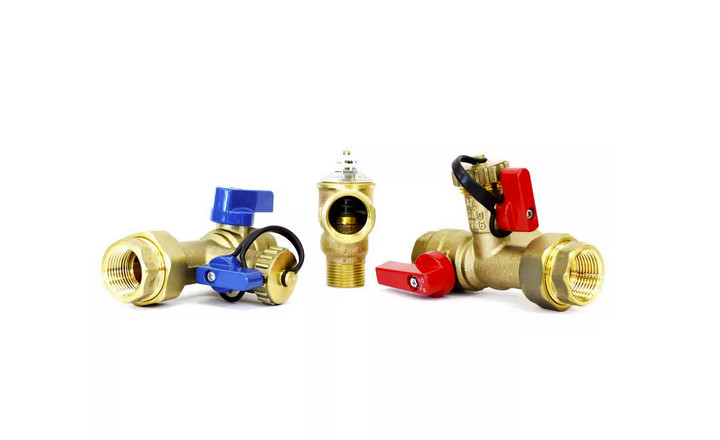CMI 3/4 in. Tankless Water Heater Valves Installation Complete Kit
