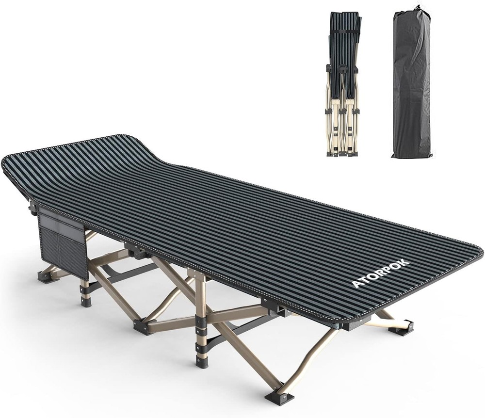 Camping Cot Adults Comfortable Tent Folding Cot Sleeping Lightweight Folding Bed