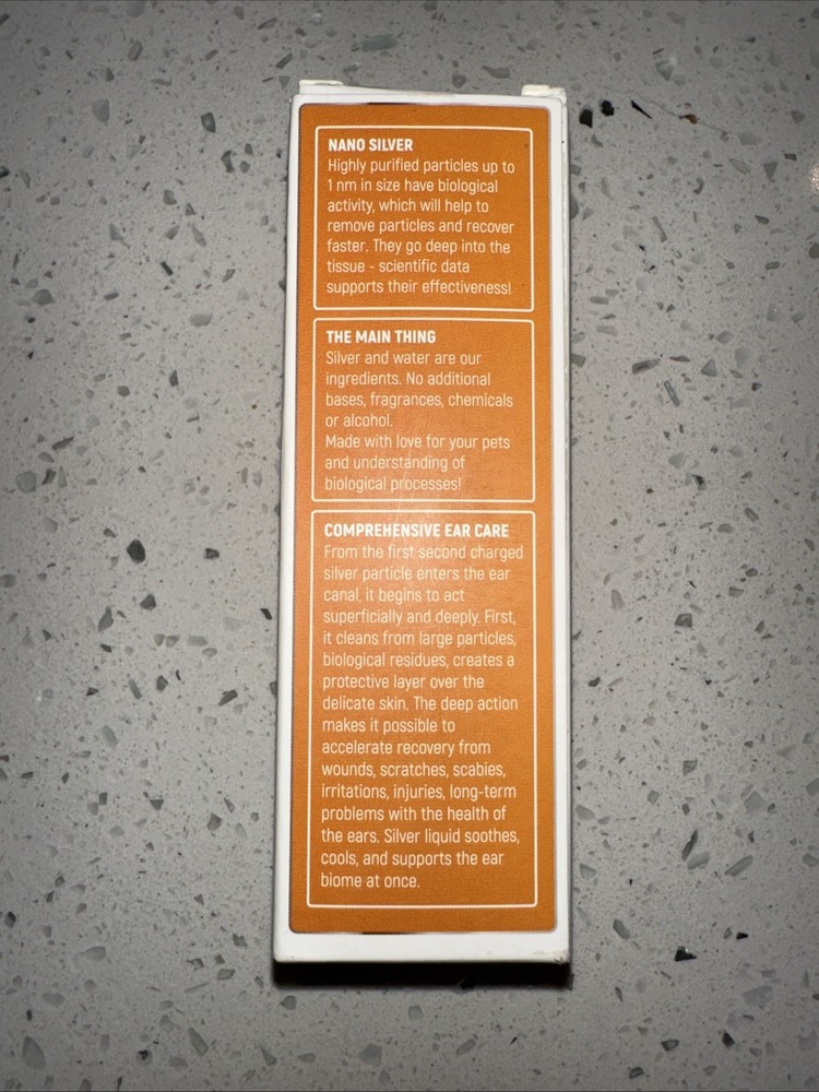 Silver Grade, Silver Ear Wash For Pets 2oz