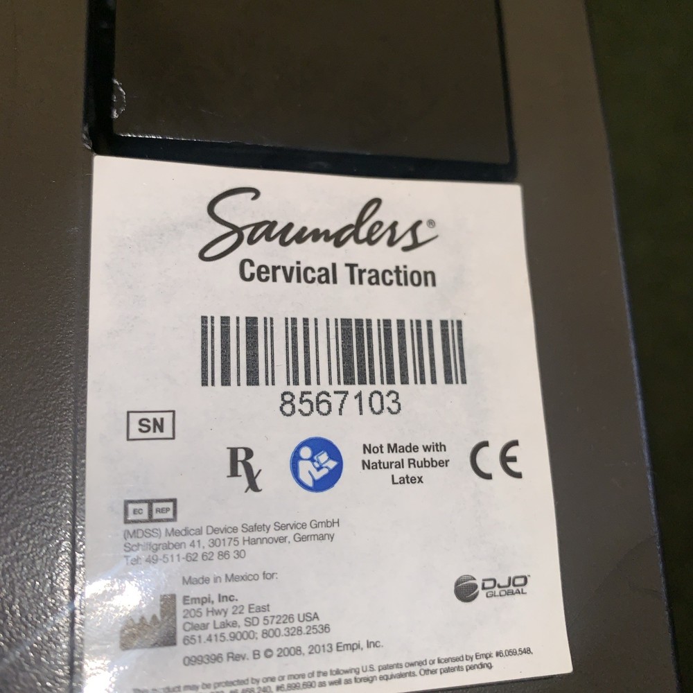 Saunders Home CervicalTraction Device No Strap