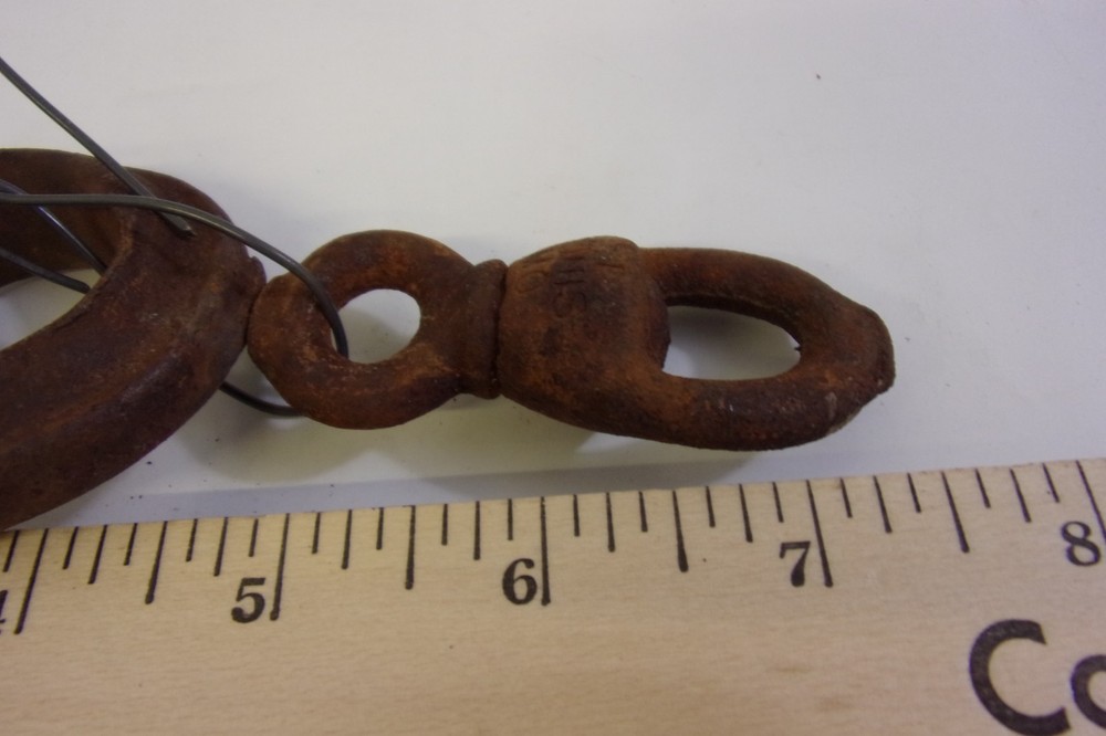 2 Antique Rope Swivels