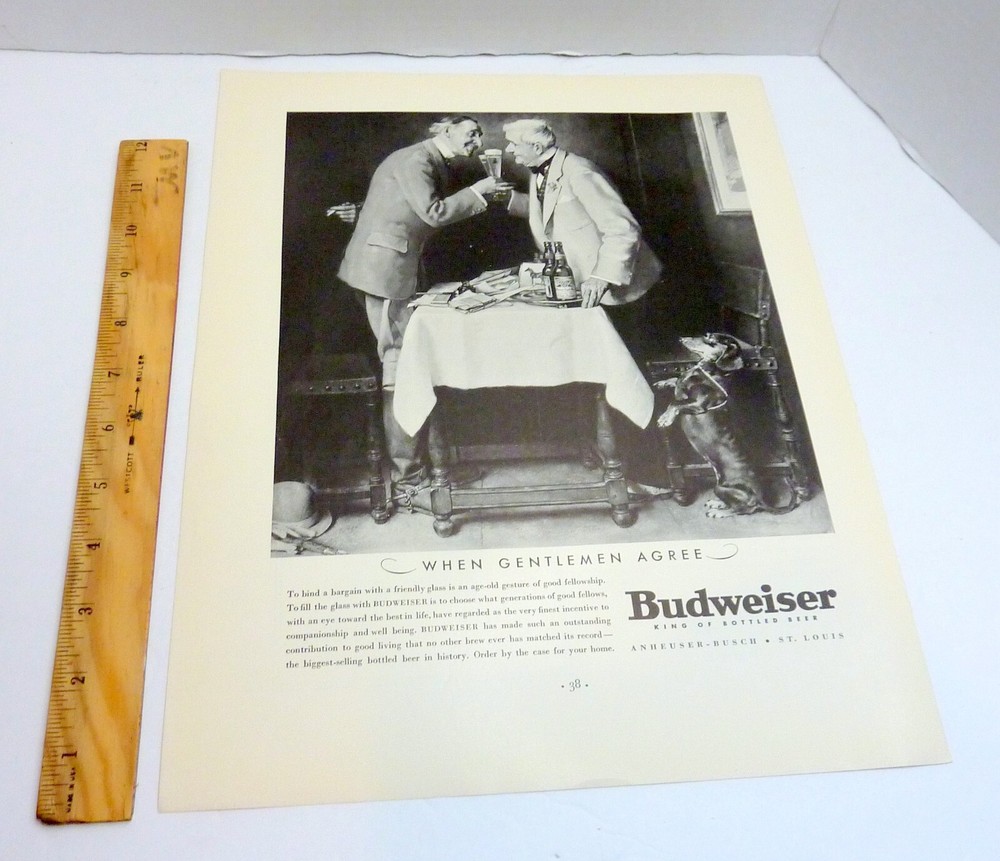 Bendix, Packard, Budweiser, Camel - Nice Lg Magazine Ads From 1930s Studebaker