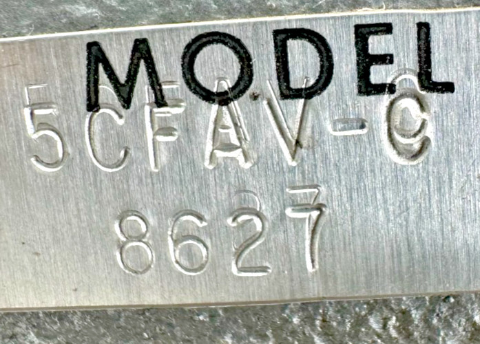 5CFAV-C-8627 Pump