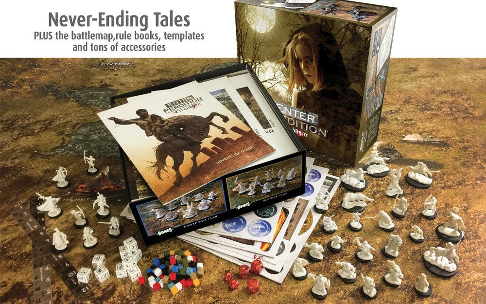 The WitchBorn: Enter Perdition, CLASSIC—OOP—65 Reaper Bones Minis—FINAL SETS!