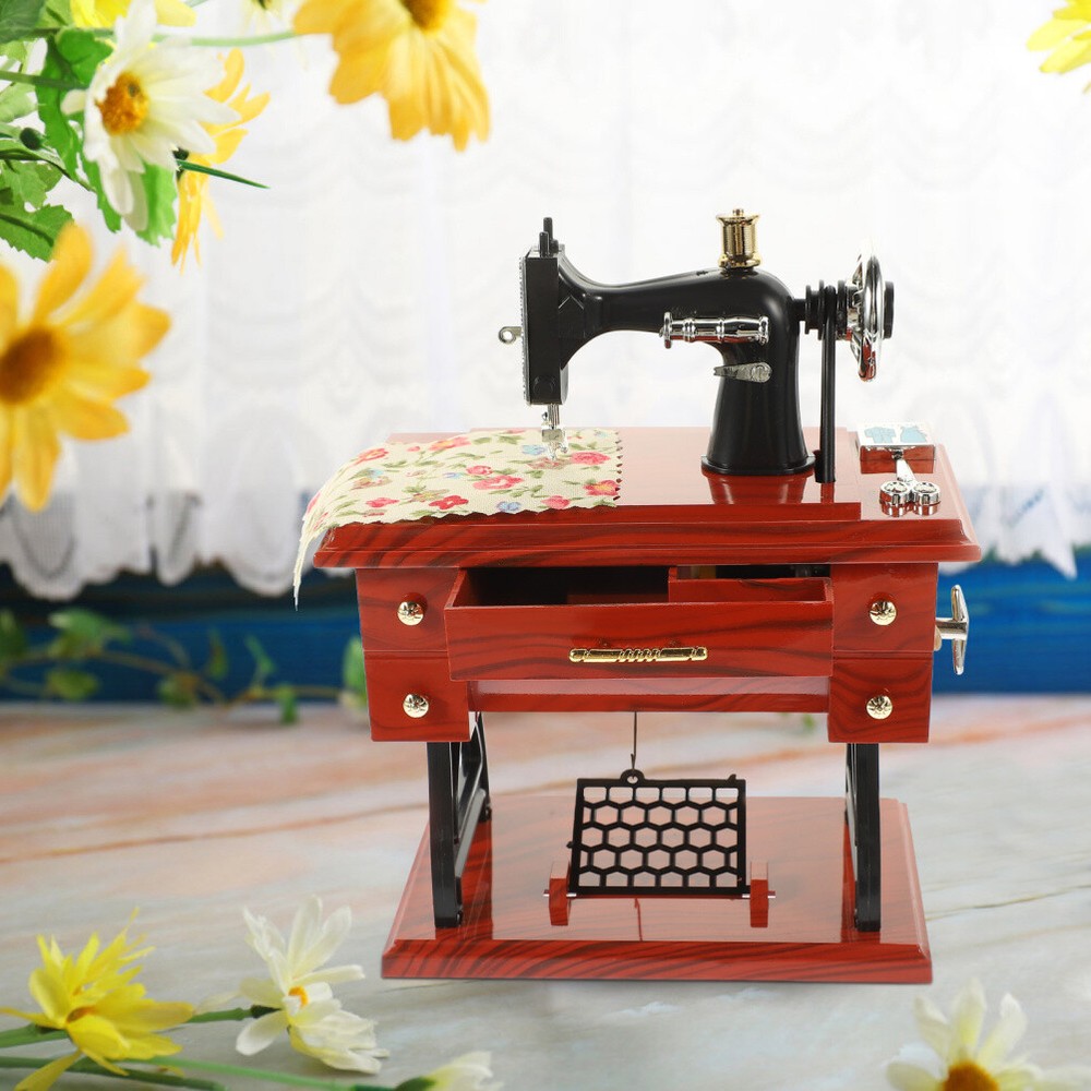 Sewing Machine Sewing Machine Statue Musical Box Musical Sewing Machine