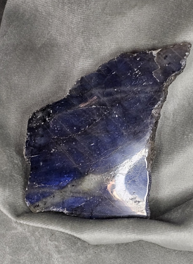 BLUE LABRADORITE SLAB CHUNK