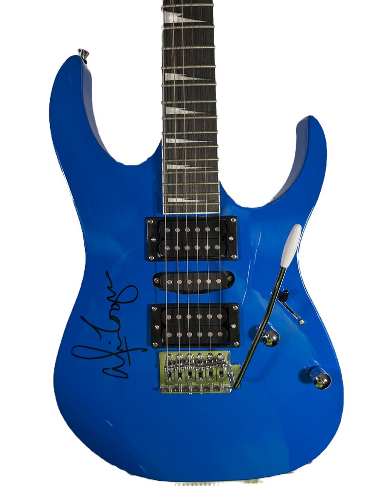 Alice Cooper Signed Electric Guitar Beckett Authenticated