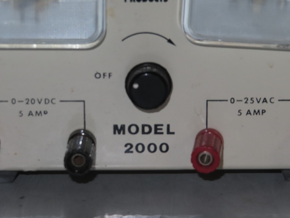 Associated Educational Products Model 2000 Power Supply