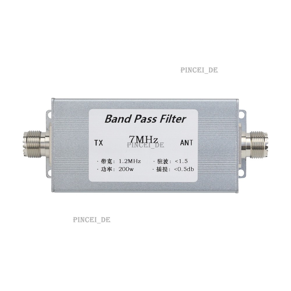 7MHz Band Pass Filter BPF Bandpass Filter Anti-Interference 200W