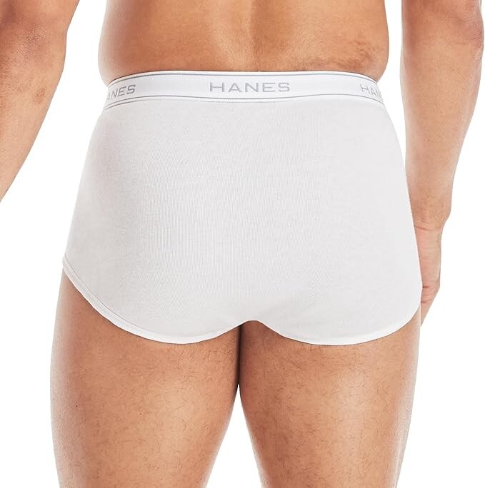 Hanes White Briefs 8-Pack