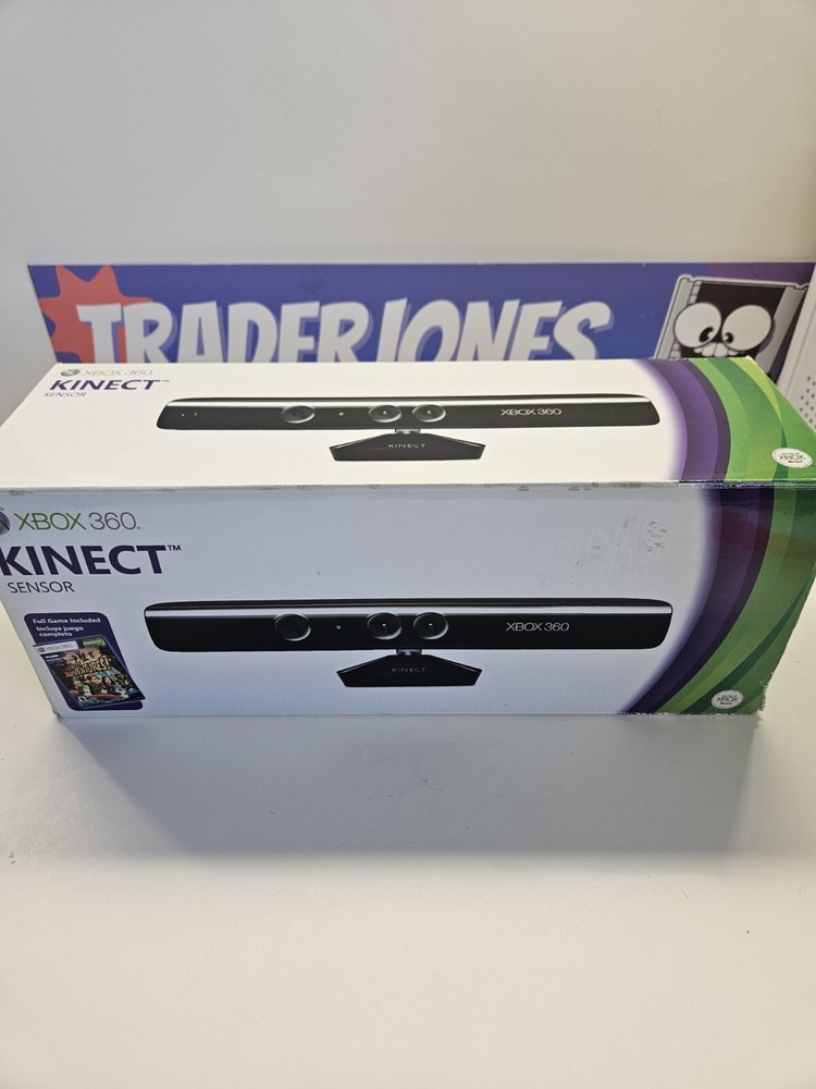 Kinect Sensor Camera (Xbox 360) w/ Kinect Adventures and Cables in Box
