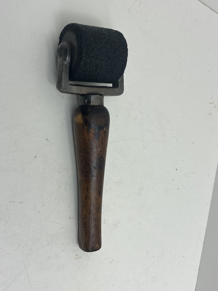 Antique Roller With Wooden Handle