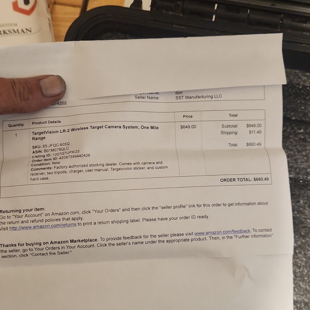 TargetVision LR-2 Wireless Long Range Target Camera System with Custom Hard Case