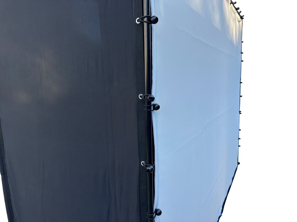 Golf Simulator Metal Enclosure Poles 8x8 Impact Screen Backdrop Complete