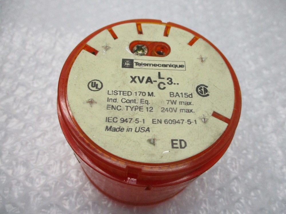 TELEMECANIQUE XVA-LC3 STACK LIGHT ORANGE UNMP