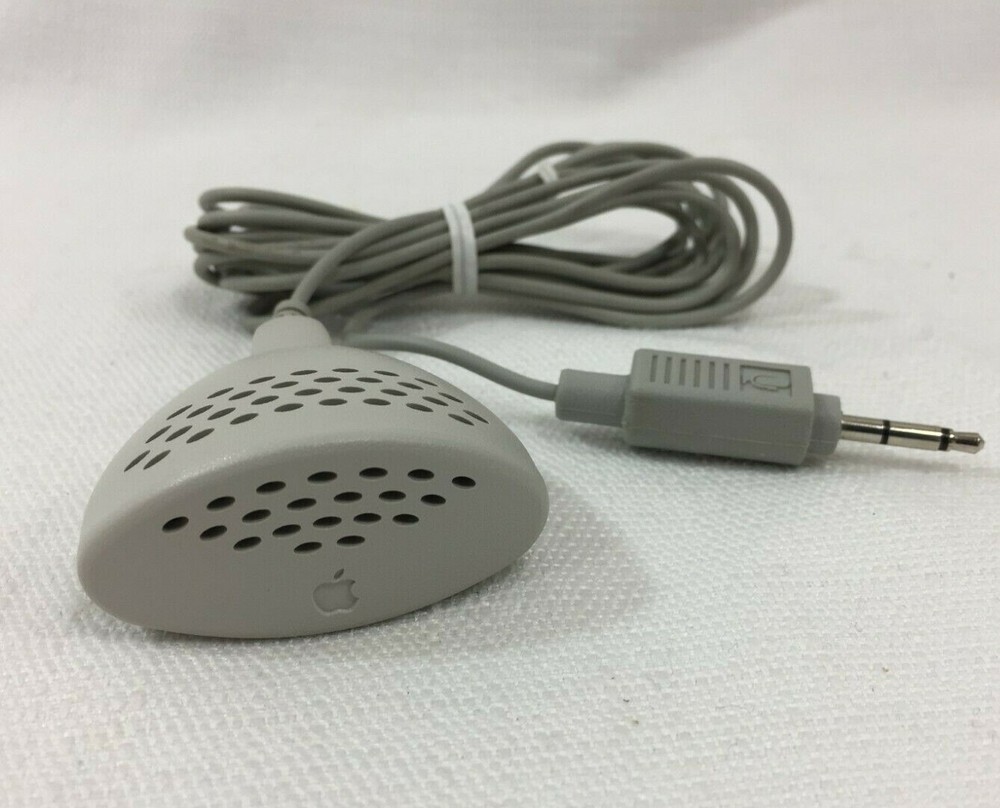 Vintage Apple Mac Wired Computer PC Microphone 590-0670
