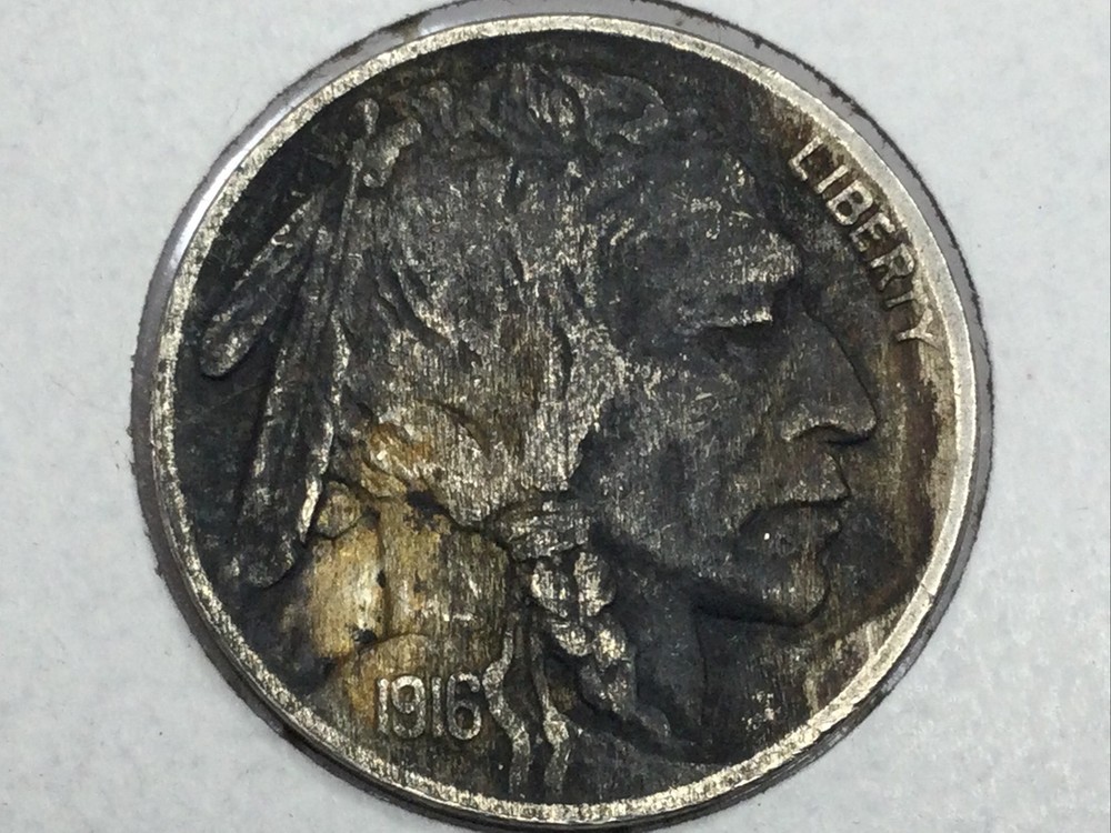 1916 Buffalo Nickel in extra fine value!