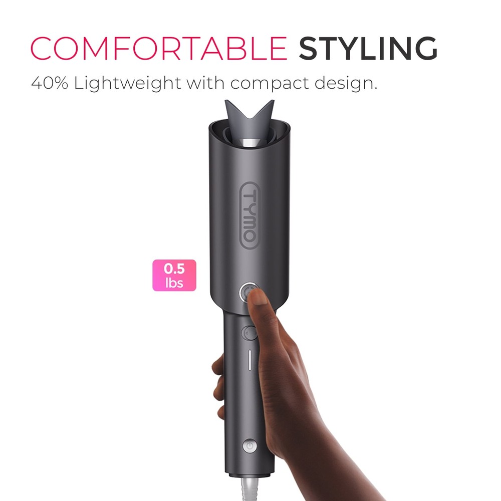 TYMO CURLPRO Automatic Curling Iron, 1 inch, Gray