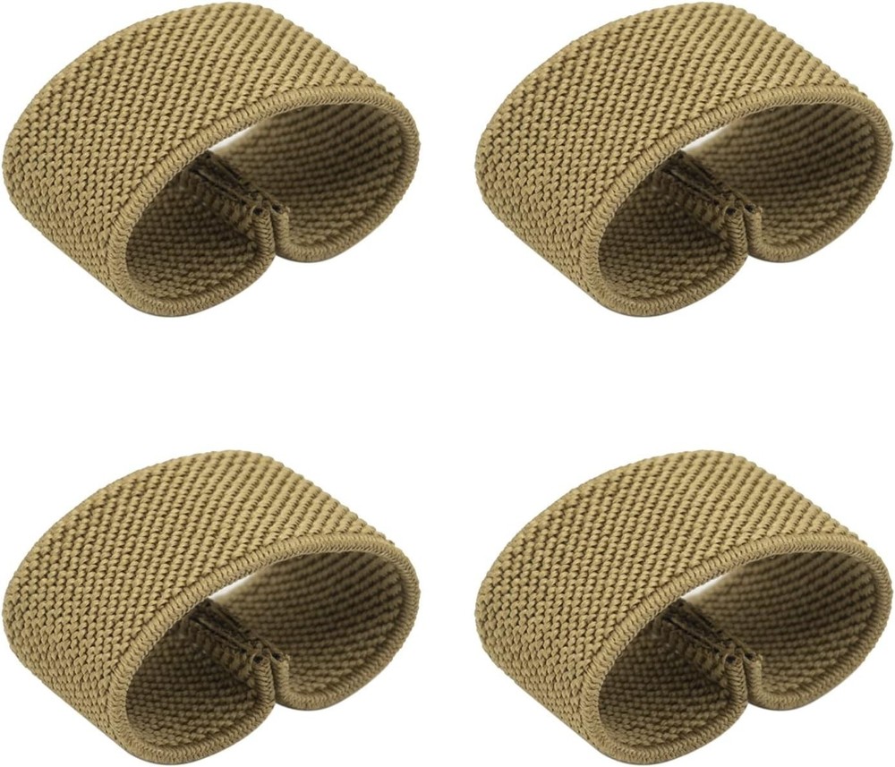 4 Pcs Elastic Belt Strap Keepers Organizers 1.5