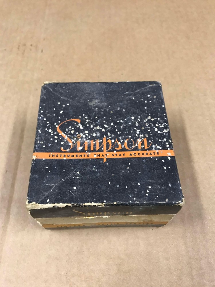 Vintage Simpson 150 Microamp Meter - Untested