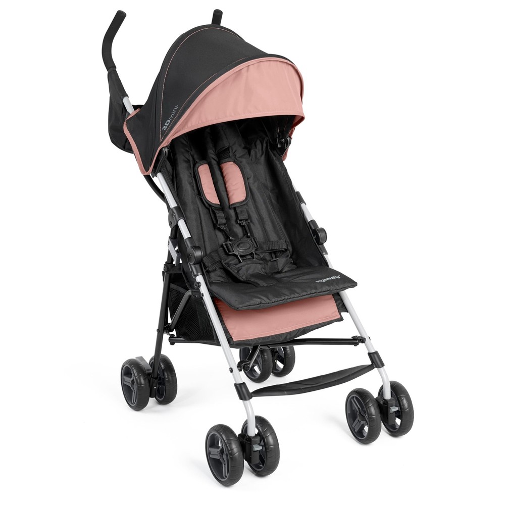 Lightweight Stroller 3D Mini Compact Fold Multi Position Recline Dusty Rose