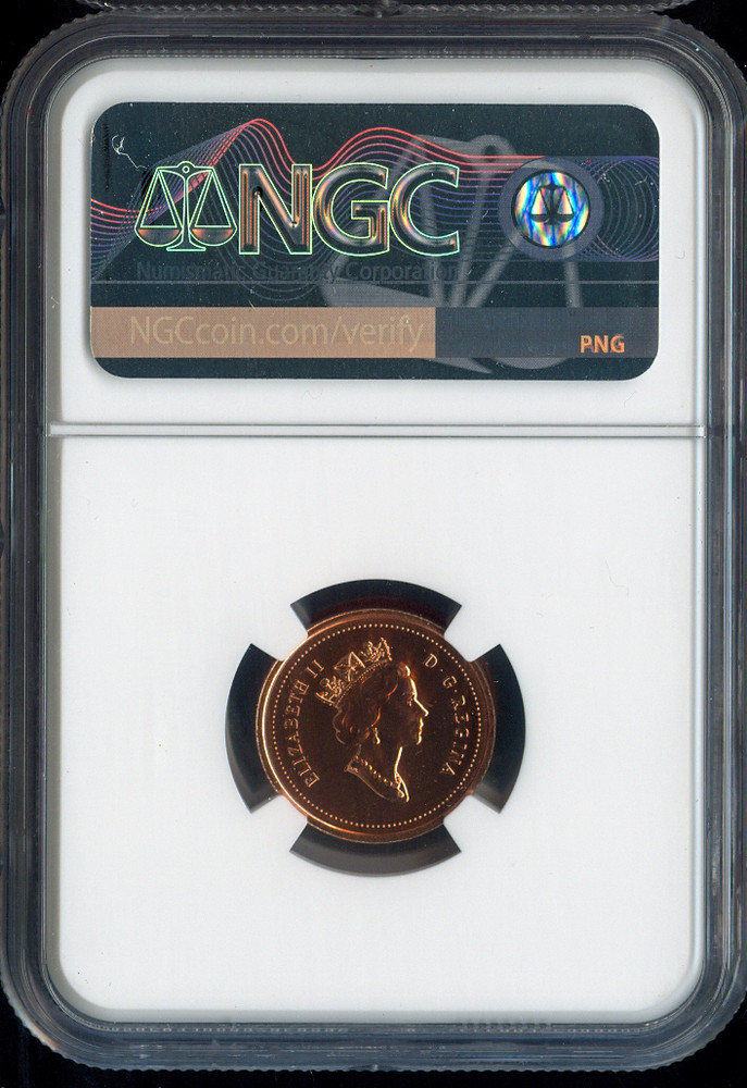 1999 Canada Small Cent 1C NGC MS67 RD - Quality