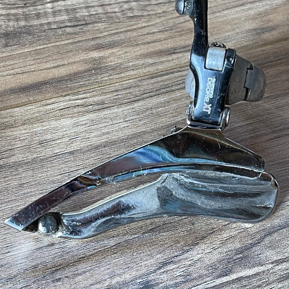 Used Shimano Deore XT FD-M735 31.8 Front Derailleur Bottom Pull