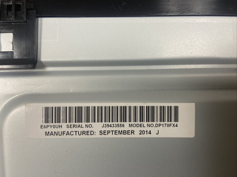 funai dvd model number dp170fx4